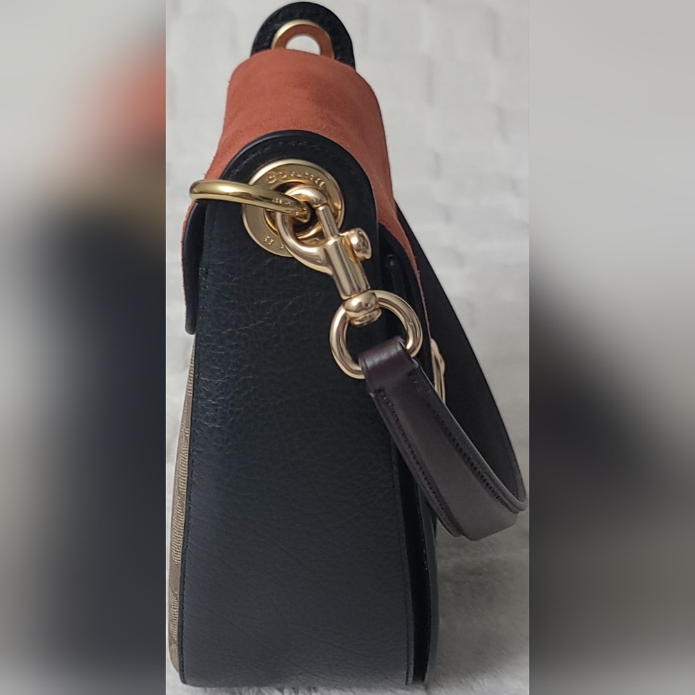 Coach Kleo Shoulder Bag 23 In Signature Canvas *L2198-C5692* BNWOT - Picture 3 of 12